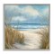 Stupell Industries Sea Grass Beach Coast Framed Giclee By Kim Allen
